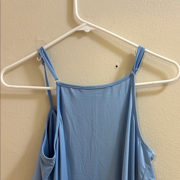 Ekouaer Layered Blue Women's Camisole - Picture 6 of 7
